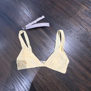Missguided Plus Light Yellow Bralette